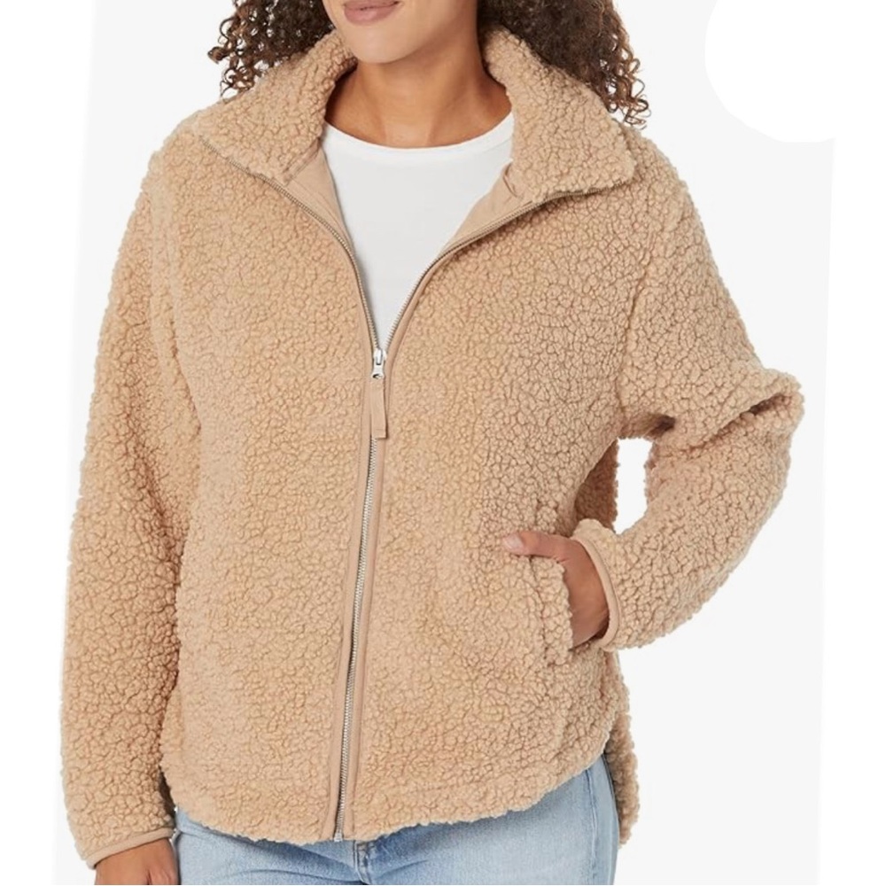 Buffalo David Bitton Tan Sherpa Jacket